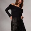 rag & bone Britney Leather Skirt-Women Dresses & Skirts