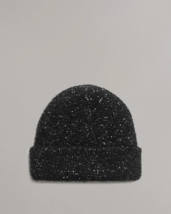 rag & bone Danni Sequin Beanie-Women Hats & Gloves