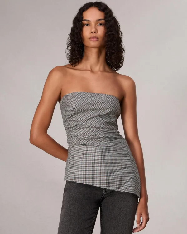 rag & bone Genevieve Plaid Top-Women Shirts & Tops