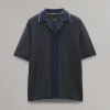 rag & bone Harvey Knit Camp Shirt- Shirts