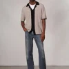 rag & bone Harvey Knit Camp Shirt- Shirts