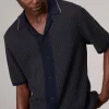 rag & bone Harvey Knit Camp Shirt- Shirts