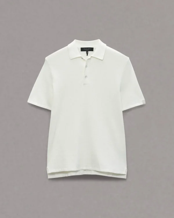 rag & bone Harvey Knit Polo- Polos