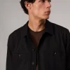 rag & bone Hyde Striped Shirt Jacket- Jackets & Coats