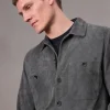 rag & bone Hyde Suede Shirt- Jackets & Coats