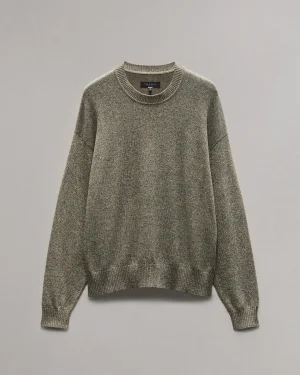 rag & bone Marled Cotton Sweater- Sweaters