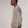 rag & bone Marled Cotton Sweater- Sweaters