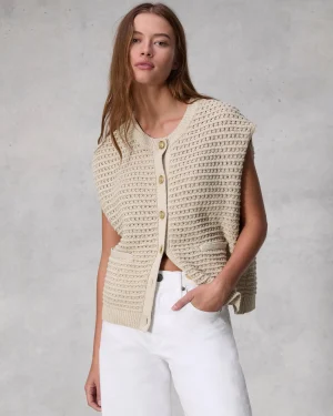 rag & bone Marlee Sweater Vest-Women Blazers & Vests