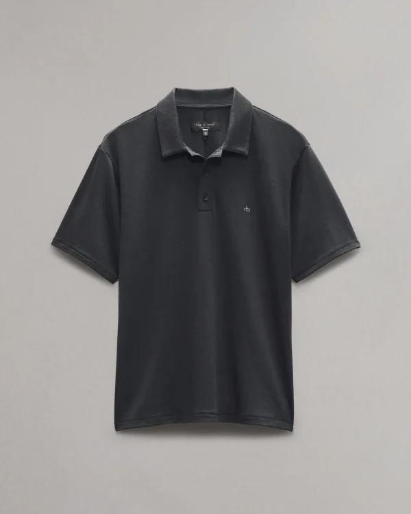 rag & bone Pima Cotton Polo Shirt- Polos