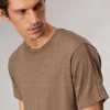 rag & bone Raw-Edge Flame Tee- T-Shirts & Henleys
