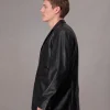 rag & bone Shift Leather Blazer- Blazers