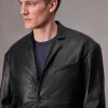rag & bone Shift Leather Blazer- Blazers