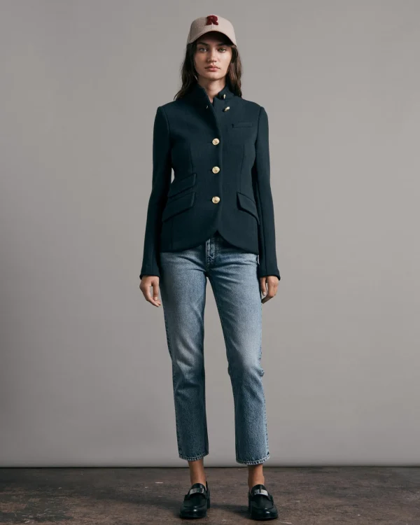 rag & bone Slade Cotton Blazer-Women Blazers & Vests