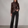 rag & bone Slade Leather Blazer-Women Blazers & Vests