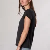 rag & bone Studded Cotton T-Shirt-Women T-Shirts