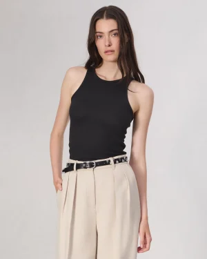 rag & bone The Essential Rib Tank-Women T-Shirts