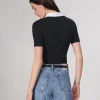 rag & bone The Knit Button Top-Women Shirts & Tops
