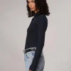 rag & bone The Knit Rib Polo Shirt-Women Shirts & Tops