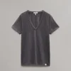 rag & bone The Slub V-Neck Tee-Women T-Shirts