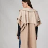 rag & bone Wool Trench Poncho-Women Scarves & Ponchos