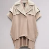rag & bone Wool Trench Poncho-Women Scarves & Ponchos